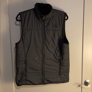 North Face reversible down/fleece vest